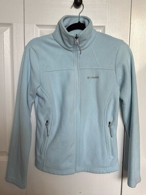 Columbia Women's Pale Blue Teddy Fleece Jacket